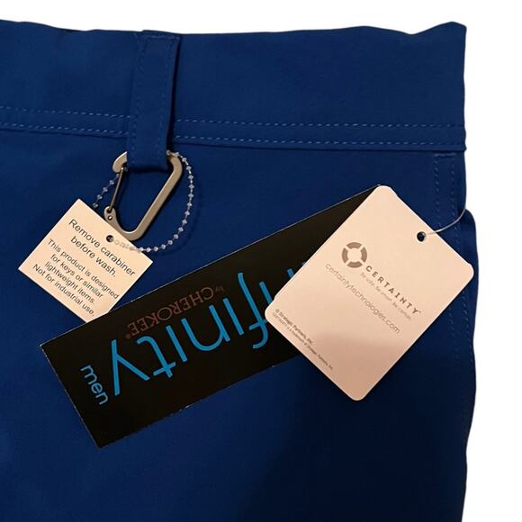 New Infinity Men's Modern Cargo Scrub Pants Size 2XL Athletic Blue Athletic NWT - Picture 6 of 9
